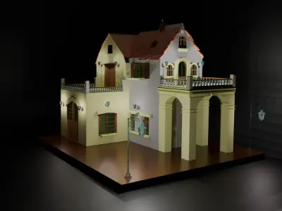 House 3D model 10