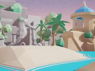 The Aquatic Ruiners Pack by PHONYCO 3D Model Collection