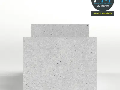 Sport pedestal podium Low-poly 3D model