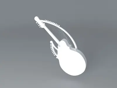 Lyra Harp Guitar Free 3D model