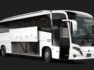 Busscar Vissta Buss 360 2022 6x2 3D model