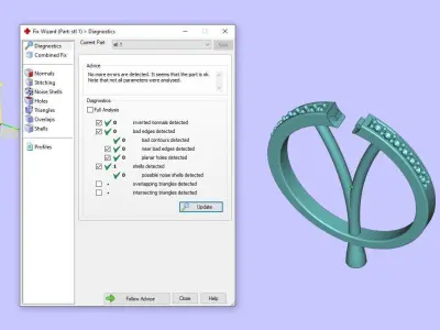 Gold N1327 3D print model