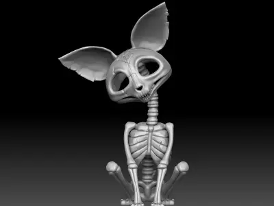 Bones Kitti Printable 3D print model