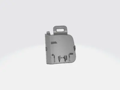 Vw Tiguan Rear Bumper Tow cover 3D print model