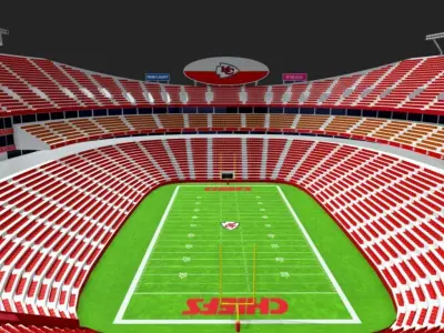 Arrowhead Stadium 3D 3D model