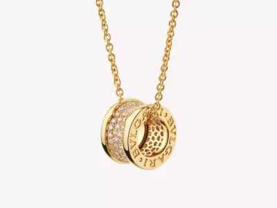 BULGARI - B ZERO 1 - NECKLACE - DIAMONDS 3D print model