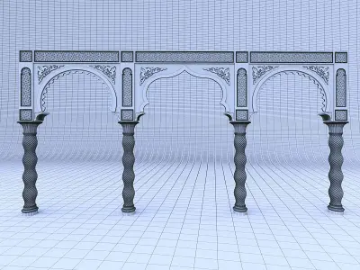 Morocand decor element 3D model purchase