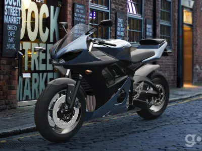 Yamaha R6 3D model