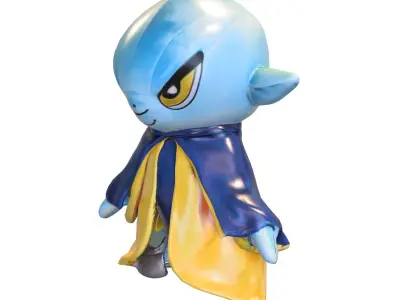 Chibi Tessek Star Wars Cute  Low-poly 3D model