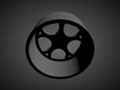 ALFA ROMEO QUADRIFOGLIO scalable and printable rims 3D print model