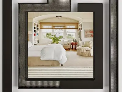 Zebra Mirror 3D model