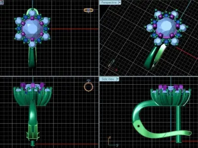 Earrings n 10 3D print model