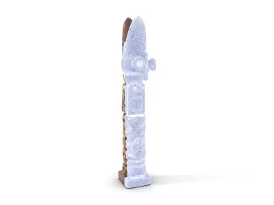 Intricate Totem Sculpture Model Pack Low-poly 3D model