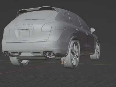 Porsche Cayenne  3D print model