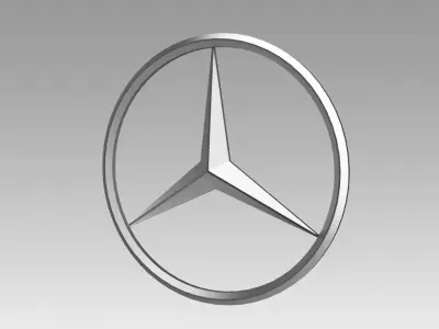 Mercedes logo 3D model
