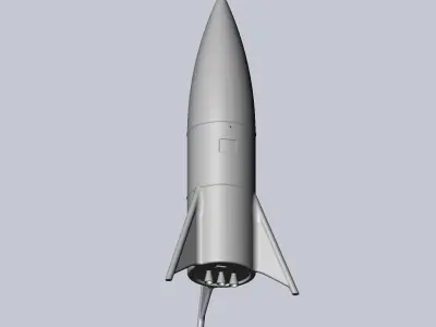 Space-X Starship Hopper Finished Version Printable Model 3D print model