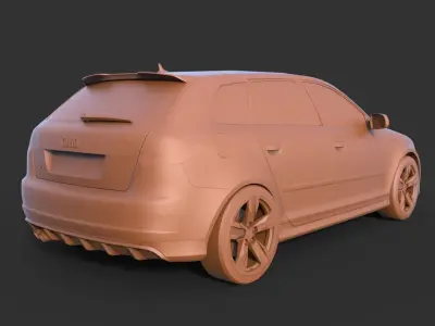 Audi RS3 Sportback 3D print model