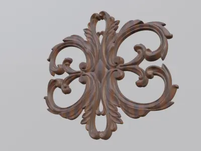 Flower Decor 3D print model 2