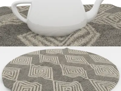 Rugs No 407 Low-poly 3D model