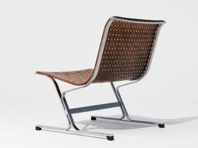 Luar Lounge Chair Low-poly 3D model