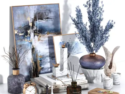 Decorative set 10 3D model