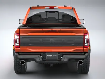 F150 Raptor Super Cab 2022 3D model