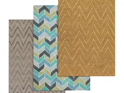 Rug Set 977 3D model