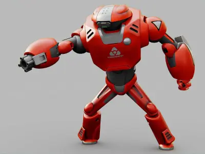 BATTLE DROID XZERONI Rigged for Unreal Engine - Unity - MIXAMO  3D model