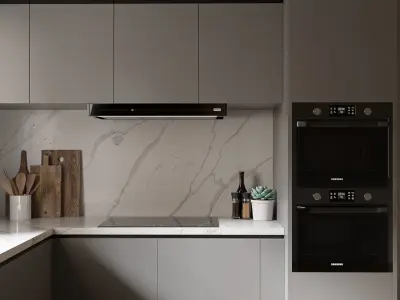 Kitchen Cabinet Set 3D model