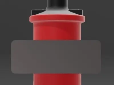 Classic ignition coil 1 24 scale for auto models  3D print model