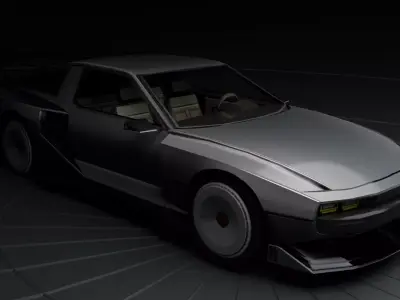 Hyundai N Vision 7 Low-poly 3D model