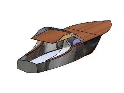 Sportsmen Boat 3D print model