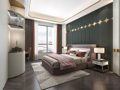 bedroom interior 3D model