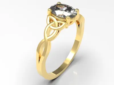 engagment ring 3D print model