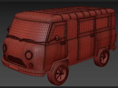 uaz 1965 3D model