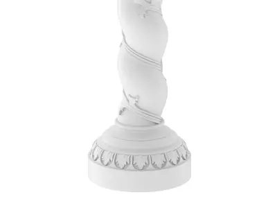 Solomonic Column 3D model