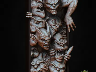 hells angels book 3D print model