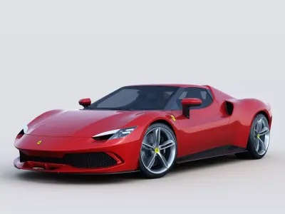 Ferrari 296 GTB 2022 3D model