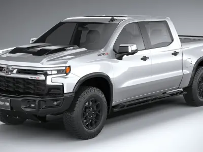Chevrolet Silverado ZR2 Bison CG 2023 3D model