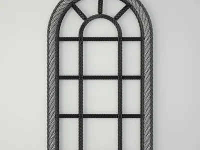 Woven Jute Arch Wall Decor by Pier 1 Imports 3D model