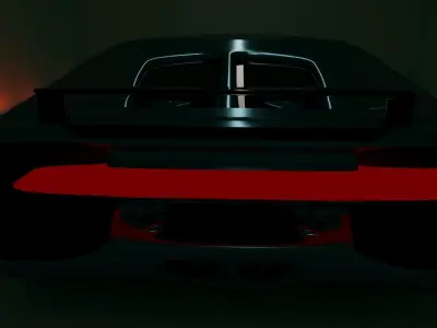 Bugatti chiron 3D model buy