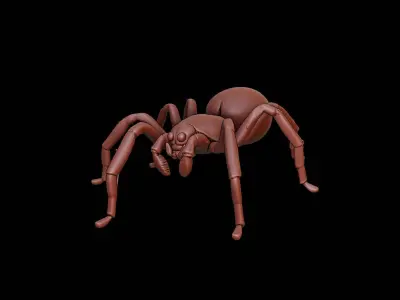 Spider Animal Sculpture 3D print model