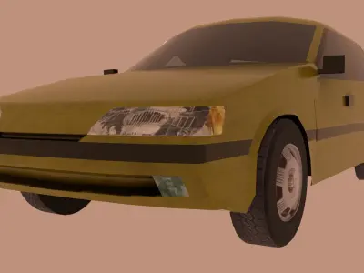 Daewoo Espero Low-poly 3D model