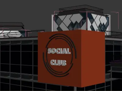 social Club 3D model