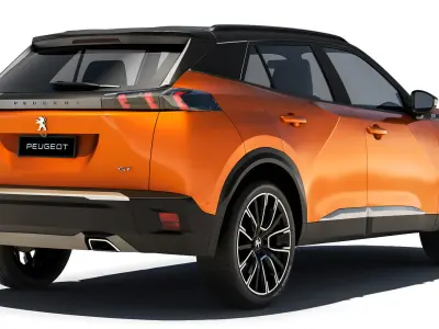 Peugeot 2008 GT 2020 3D model