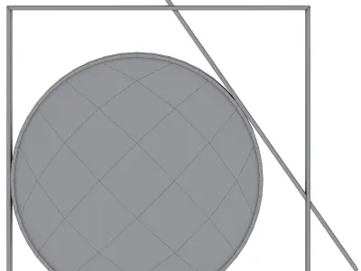 Wall Mirror Miro By Kare Design 3D model