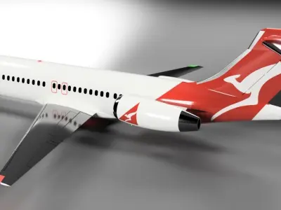 Boeing 717 RC 3D Printable MODEL 3D print model