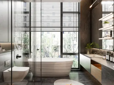 Bathroom 45 3D model