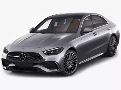Mercedes-Benz C-class AMG-line 2021 3D model