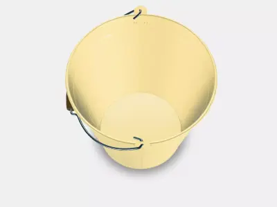 AKERBAR Bucket-plant pot Low-poly 3D model